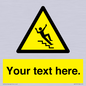 WV5191: Custom Slippery Stairs Sign