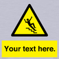 WV5191: Custom Slippery Stairs Sign