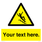 WV5191: Custom Slippery Stairs Sign