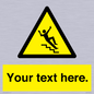 WV5191: Custom Slippery Stairs Sign