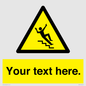 WV5191: Custom Slippery Stairs Sign