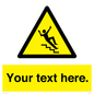 WV5191: Custom Slippery Stairs Sign