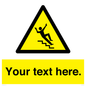 WV5191: Custom Slippery Stairs Sign