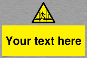 Incomplete Rack Sign WV5192: Custom Scaffold Incomplete Sign – Viking Signs