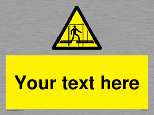 WV5192: Custom Scaffold Incomplete Sign