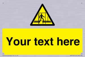 WV5192: Custom Scaffold Incomplete Sign