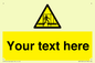 WV5192: Custom Scaffold Incomplete Sign