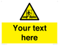 WV5192: Custom Scaffold Incomplete Sign
