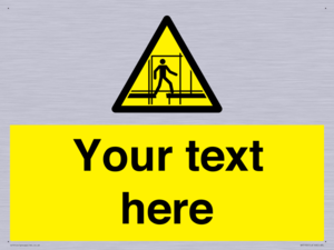 WV5192: Custom Scaffold Incomplete Sign