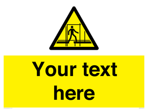 WV5192: Custom Scaffold Incomplete Sign