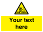 WV5192: Custom Scaffold Incomplete Sign