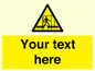 WV5192: Custom Scaffold Incomplete Sign