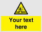 WV5192: Custom Scaffold Incomplete Sign