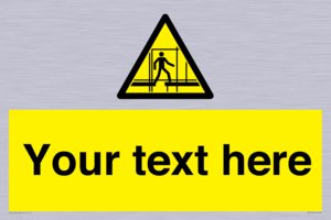 WV5192: Custom Scaffold Incomplete Sign