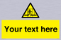 WV5192: Custom Scaffold Incomplete Sign
