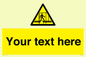 WV5192: Custom Scaffold Incomplete Sign