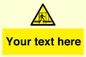 WV5192: Custom Scaffold Incomplete Sign