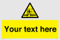 WV5192: Custom Scaffold Incomplete Sign