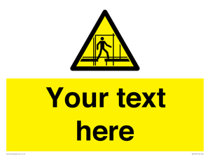 WV5192: Custom Scaffold Incomplete Sign