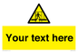 WV5192: Custom Scaffold Incomplete Sign