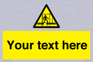 WV5192: Custom Scaffold Incomplete Sign