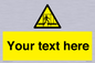 WV5192: Custom Scaffold Incomplete Sign