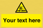 WV5192: Custom Scaffold Incomplete Sign