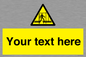 WV5192: Custom Scaffold Incomplete Sign