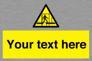 WV5192: Custom Scaffold Incomplete Sign