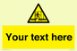 WV5192: Custom Scaffold Incomplete Sign