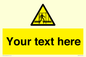 WV5192: Custom Scaffold Incomplete Sign