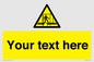 WV5192: Custom Scaffold Incomplete Sign
