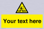 WV5192: Custom Scaffold Incomplete Sign