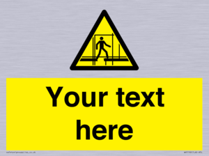 WV5192: Custom Scaffold Incomplete Sign