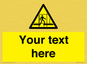 WV5192: Custom Scaffold Incomplete Sign