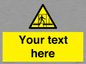 WV5192: Custom Scaffold Incomplete Sign