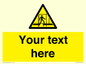 WV5192: Custom Scaffold Incomplete Sign