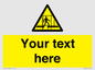 WV5192: Custom Scaffold Incomplete Sign