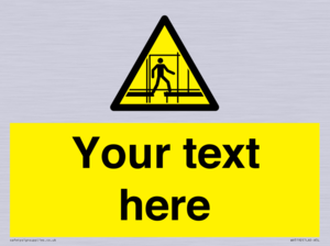 WV5192: Custom Scaffold Incomplete Sign