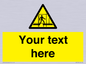 WV5192: Custom Scaffold Incomplete Sign