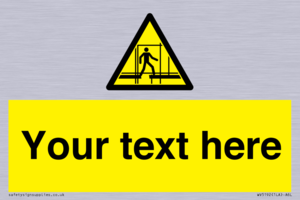 WV5192: Custom Scaffold Incomplete Sign