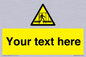 WV5192: Custom Scaffold Incomplete Sign