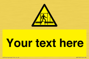 WV5192: Custom Scaffold Incomplete Sign