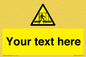 WV5192: Custom Scaffold Incomplete Sign