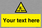 WV5192: Custom Scaffold Incomplete Sign