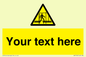 WV5192: Custom Scaffold Incomplete Sign