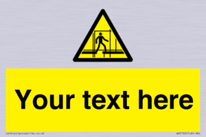 WV5192: Custom Scaffold Incomplete Sign