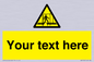 WV5192: Custom Scaffold Incomplete Sign