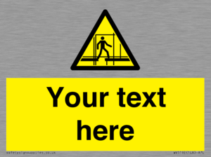 WV5192: Custom Scaffold Incomplete Sign