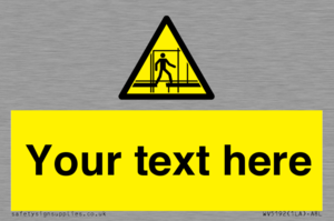 WV5192: Custom Scaffold Incomplete Sign